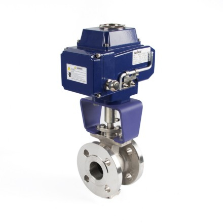 Electric Actuator V-Type Flanged Ball Valves - Buy Electric Actuator V ...