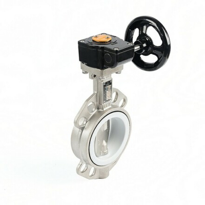 Gear Operated Wafer Butterfly Valves - Buy Gear Operated Wafer