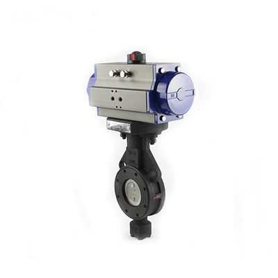 Pneumatic Hard Seal WCB Body Butterfly Valve