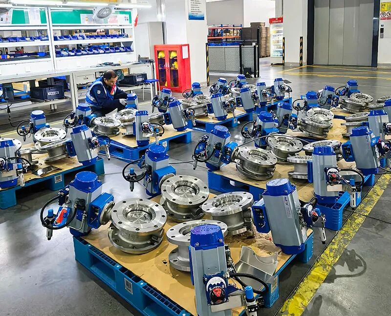 Korrosionsbest&auml;ndige Ventile f&uuml;r chemische Meerwasserverarbeitungssysteme