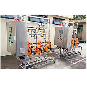Automatic sodium hypochlorite chemical solution dosing system